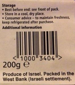 Look out for labels like this in the supermarket. This one is from dates sold by Tesco